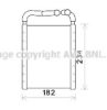 AVA QUALITY COOLING HY6356 Heat Exchanger, interior heating